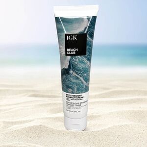 IGK Beach Club Style-Memory Blowout Cream - White